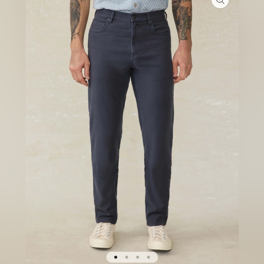 Faherty Stretch Terry 5-Pocket Pant - Men’s 31x32